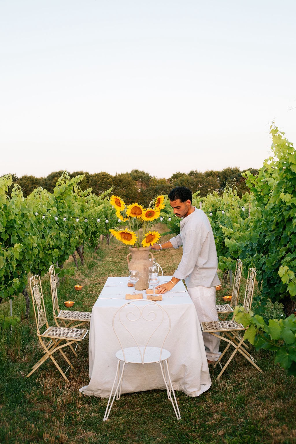 Domaine de Vibois - Diner dans les vignes